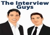 provide interviews for youtube members for 